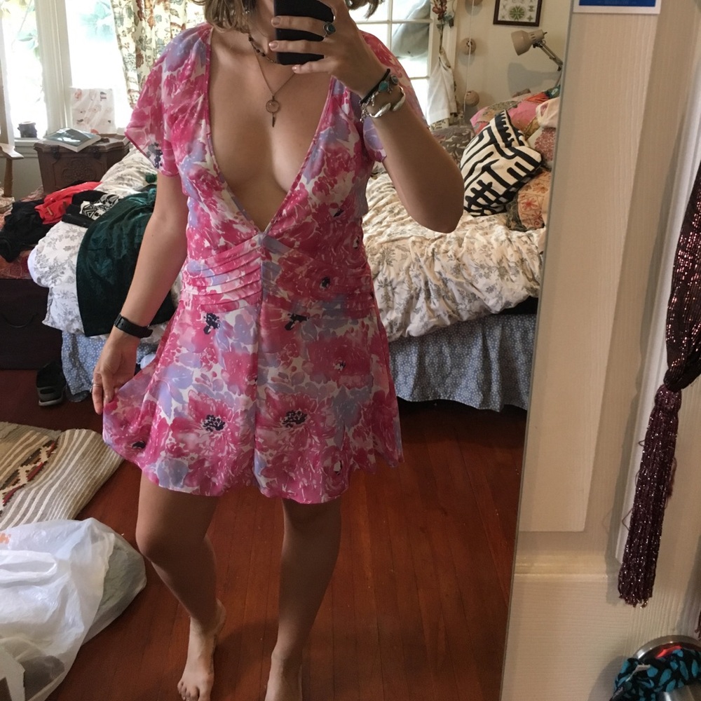 Nasty Gal Floral Dress