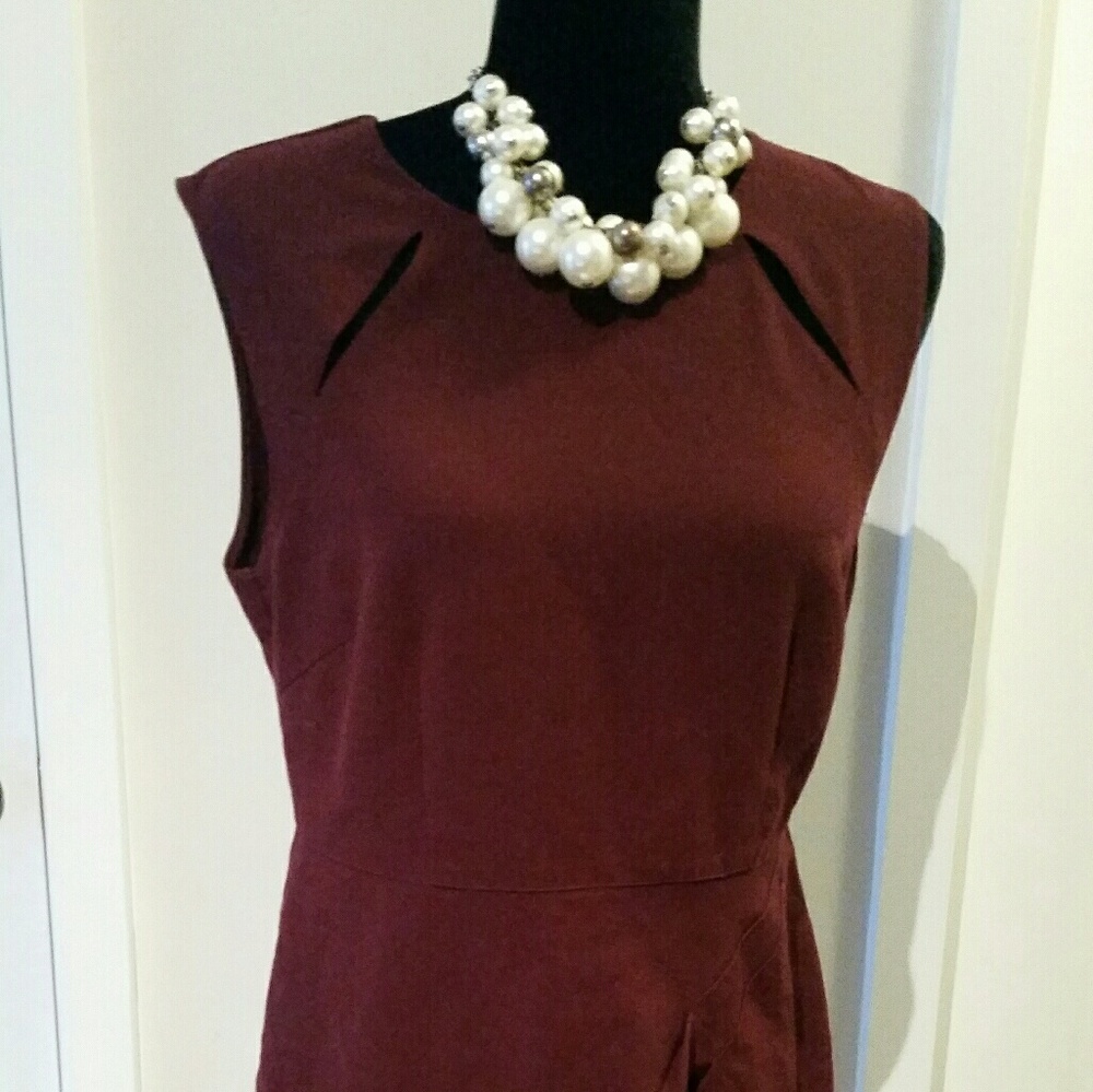 Burgundy Dress