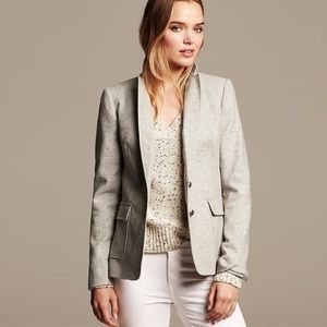 Banana Republic Grey Wool Blazer