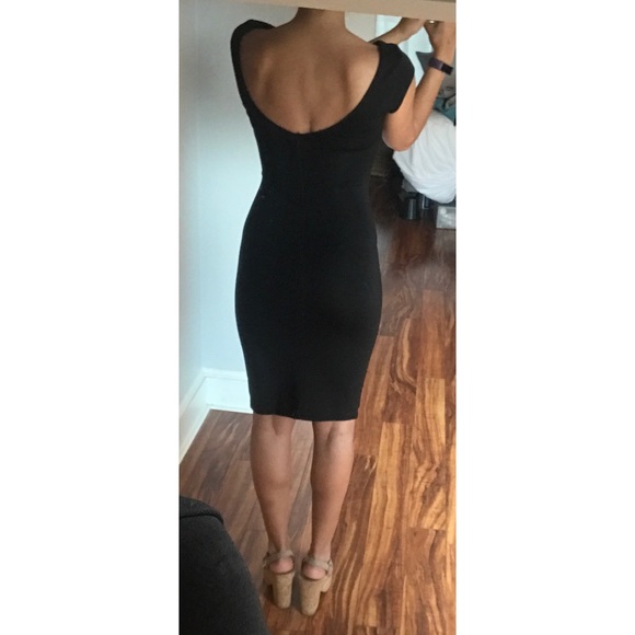 Lulus black bodycon dress with low back - Picture 2 of 6