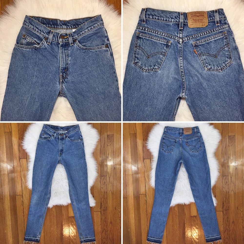 🚫SOLD🚫🌸Vintage Altered/Reworked 505 Levi's - Picture 7 of 8