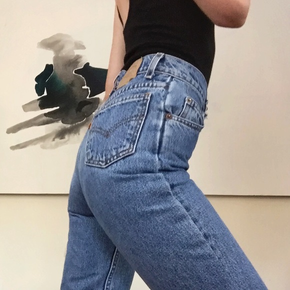 🚫SOLD🚫🌸Vintage Altered/Reworked 505 Levi's - Picture 5 of 8