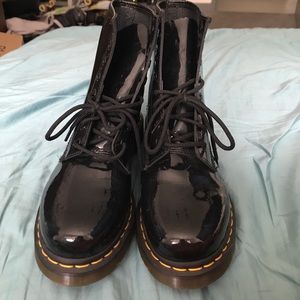 Doc Martens Black Patent Leather