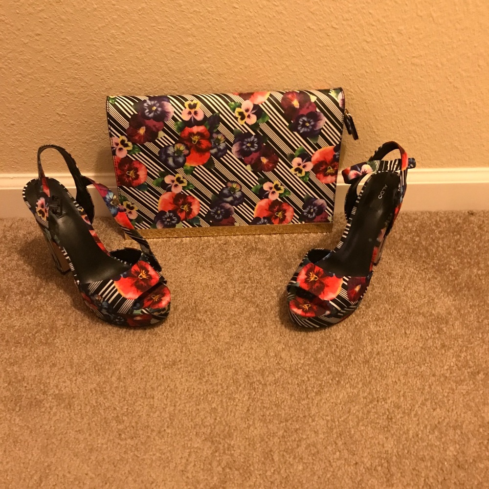Aldo purse and shoes