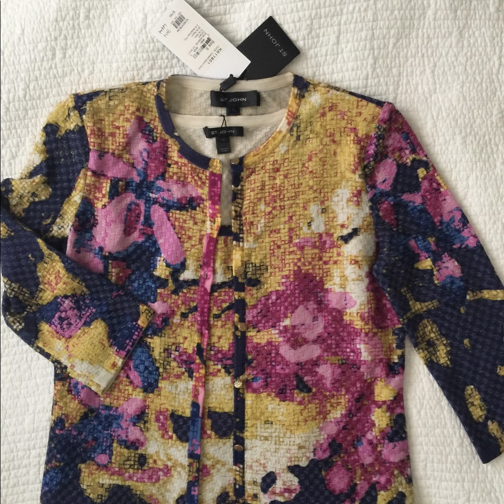 St. John NWT wool twin set.