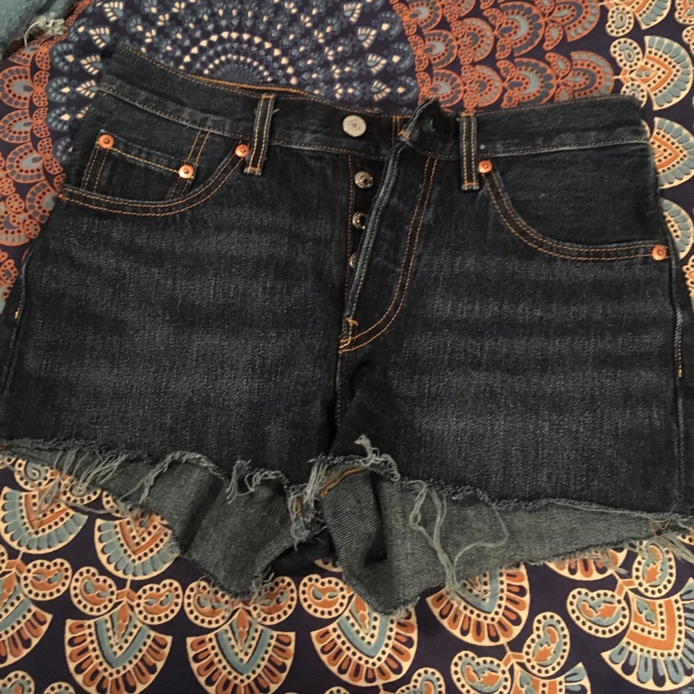 Levi's high waisted shorts