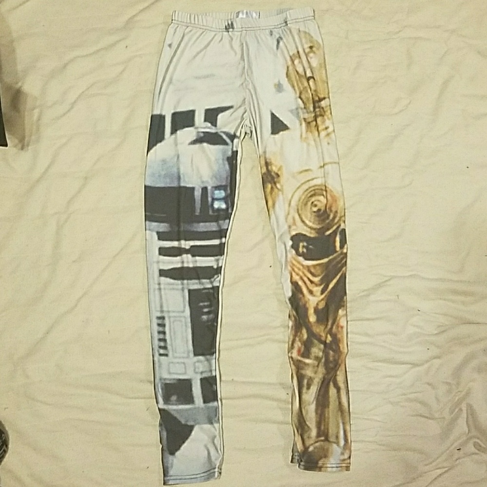 NEW Star Wars R2D2 & CP30 Lotus Leggings