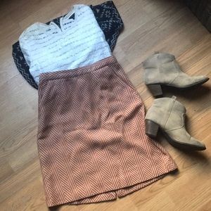 Tucker for Target Houndstooth Skirt