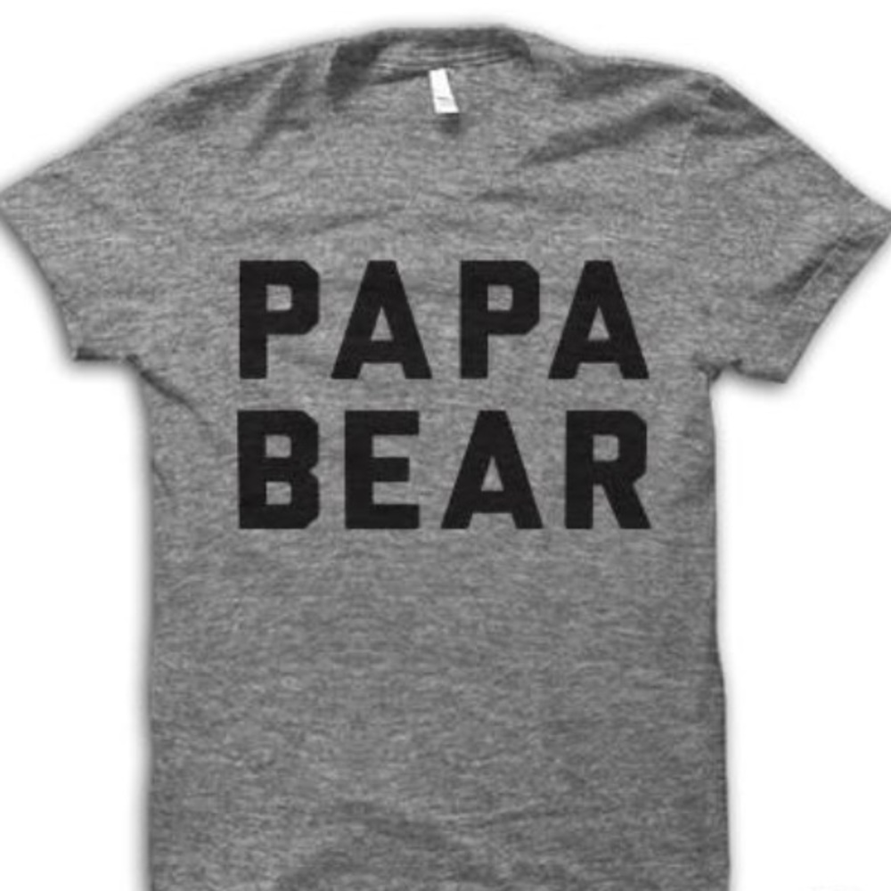 Papa Bear Men's Funny Father T-Shirt