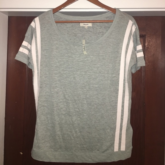 SALE ❤️Madewell Banded Tee, New With Tags - Picture 1 of 8