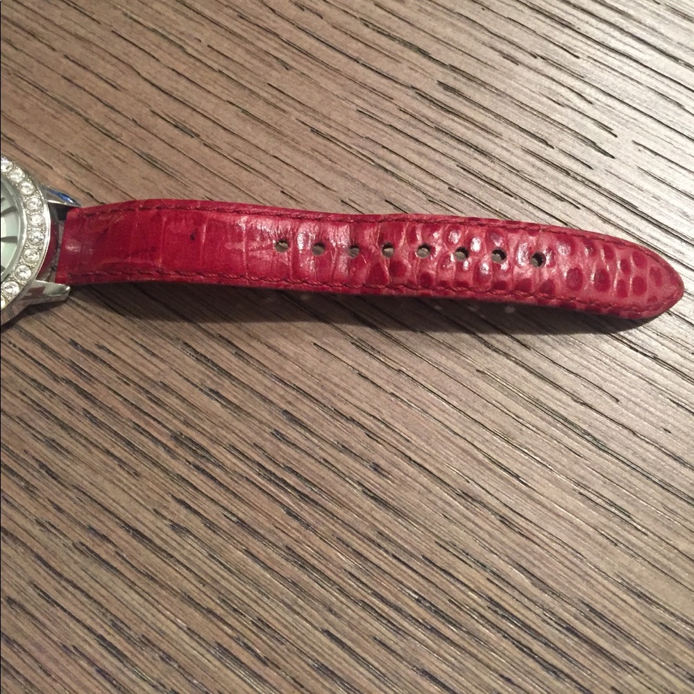 Red Fossil Watch - image 5