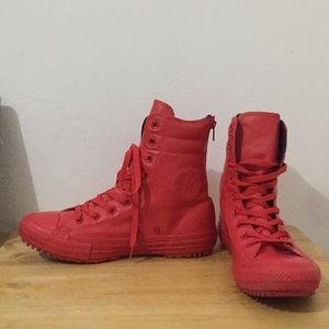 Convers CR High Rise Red