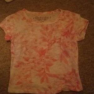 Sheer flower crop top