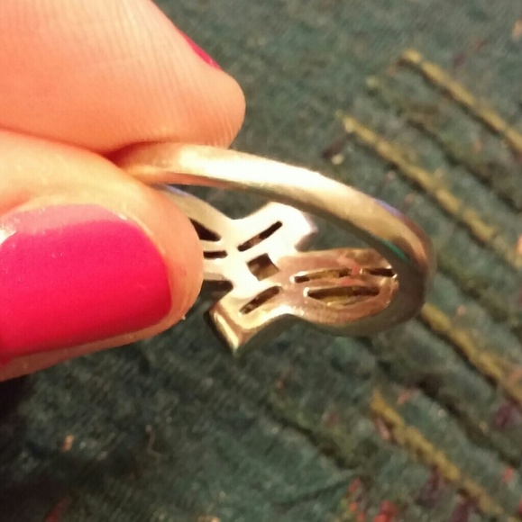 Double Band Salt and Pepper Diamond Ring | Sterling Silver  Sterling and Diamond ring