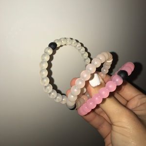 Three lokai bracelets