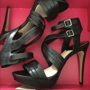 Vince Camuto Black Soft Calf heels