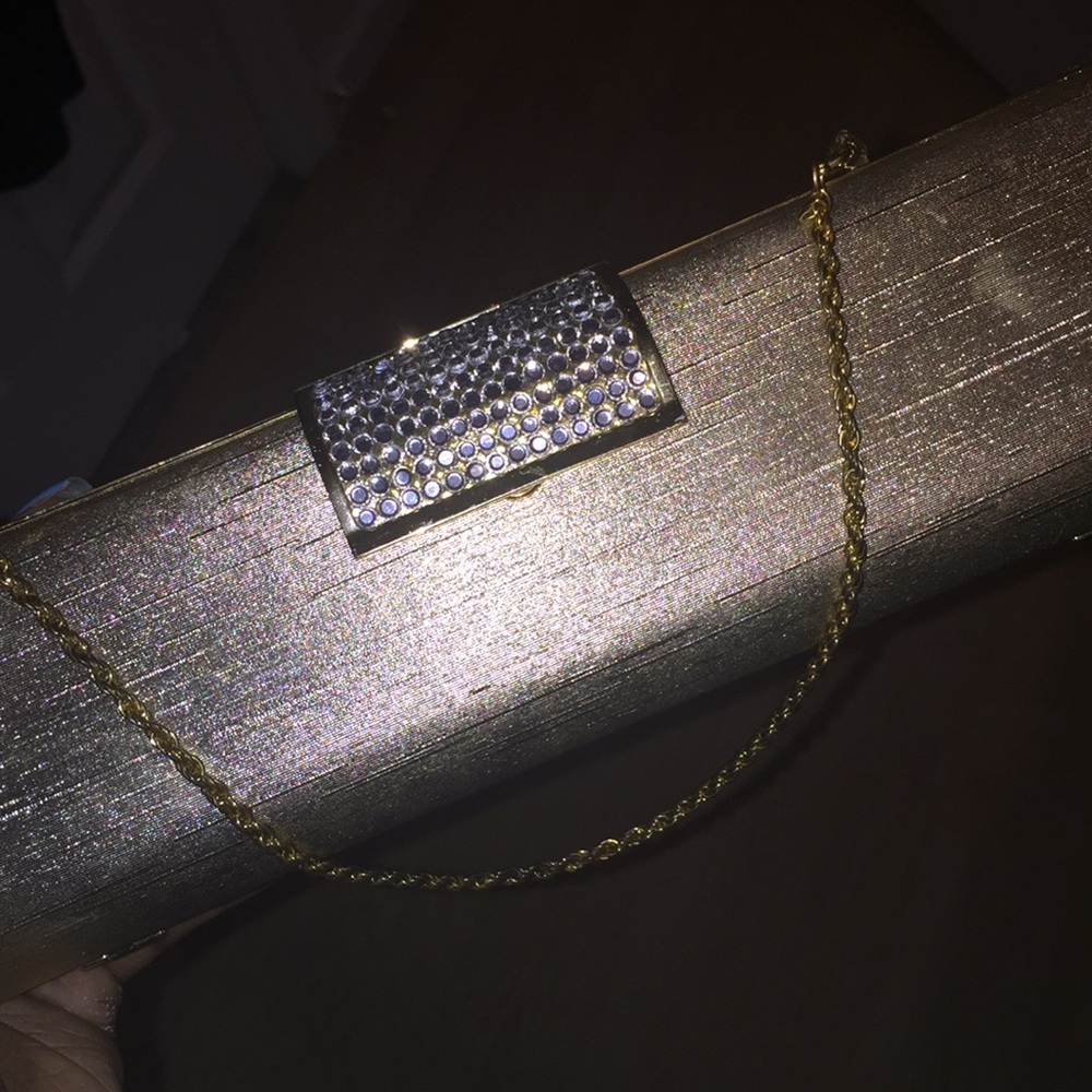 Gold clutch