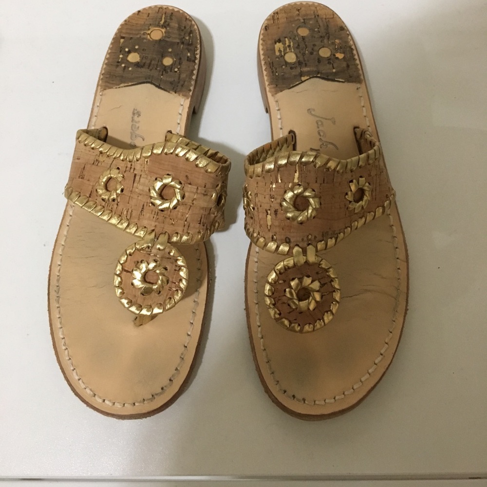 Jack Rodgers Cork Sandals Size 7