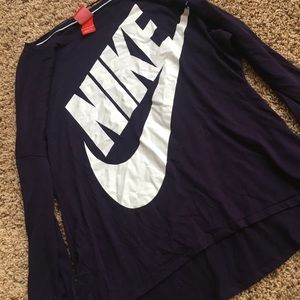 Nike long sleeve purple t-shirt.