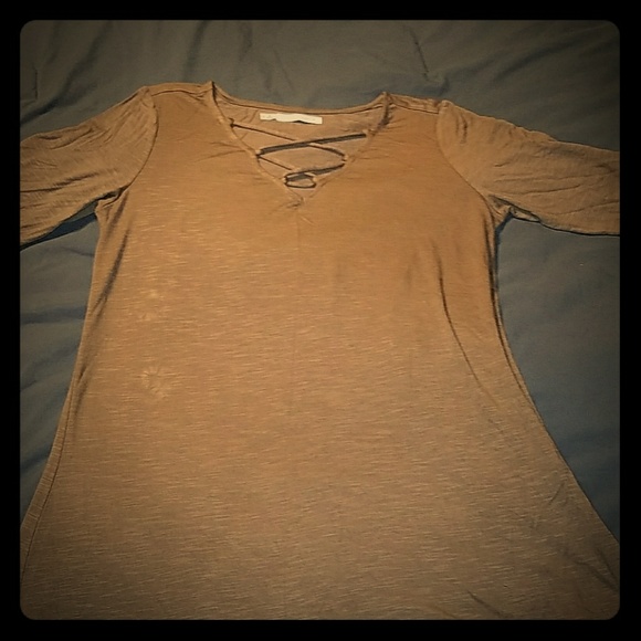 Maurices 1/2 sleeve swing top Sage Green - Picture 2 of 3