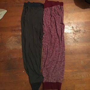 2 pairs of mossimo jogger pajamas