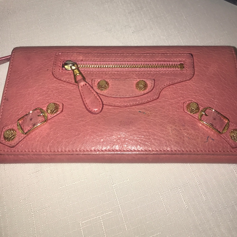 Balenciaga Pink Wallet
