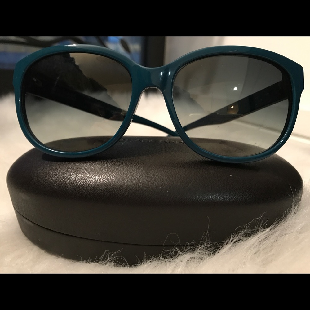 Michael Kors Turquoise Plastic Frame Sunglasses