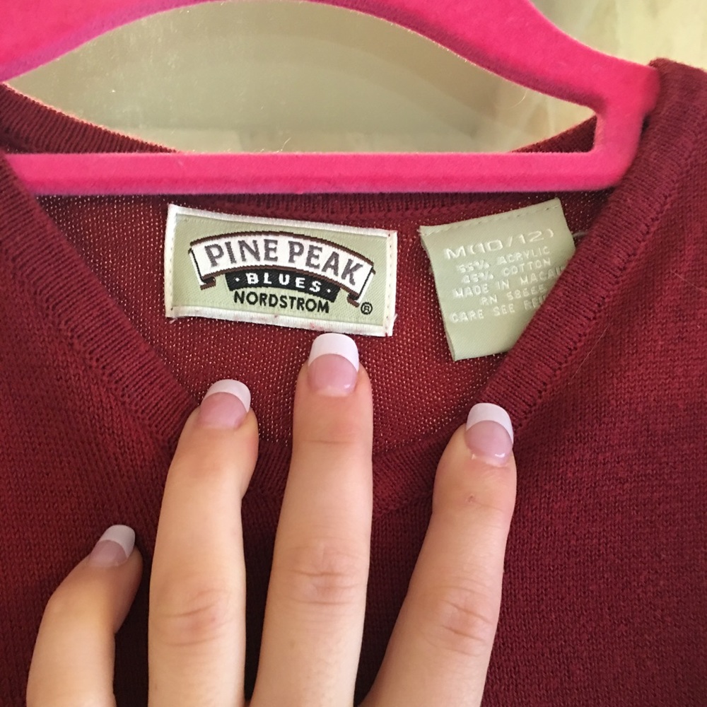 ๐ Kids Vneck knit top - Picture 2 of 3