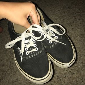 Black Authentic Vans