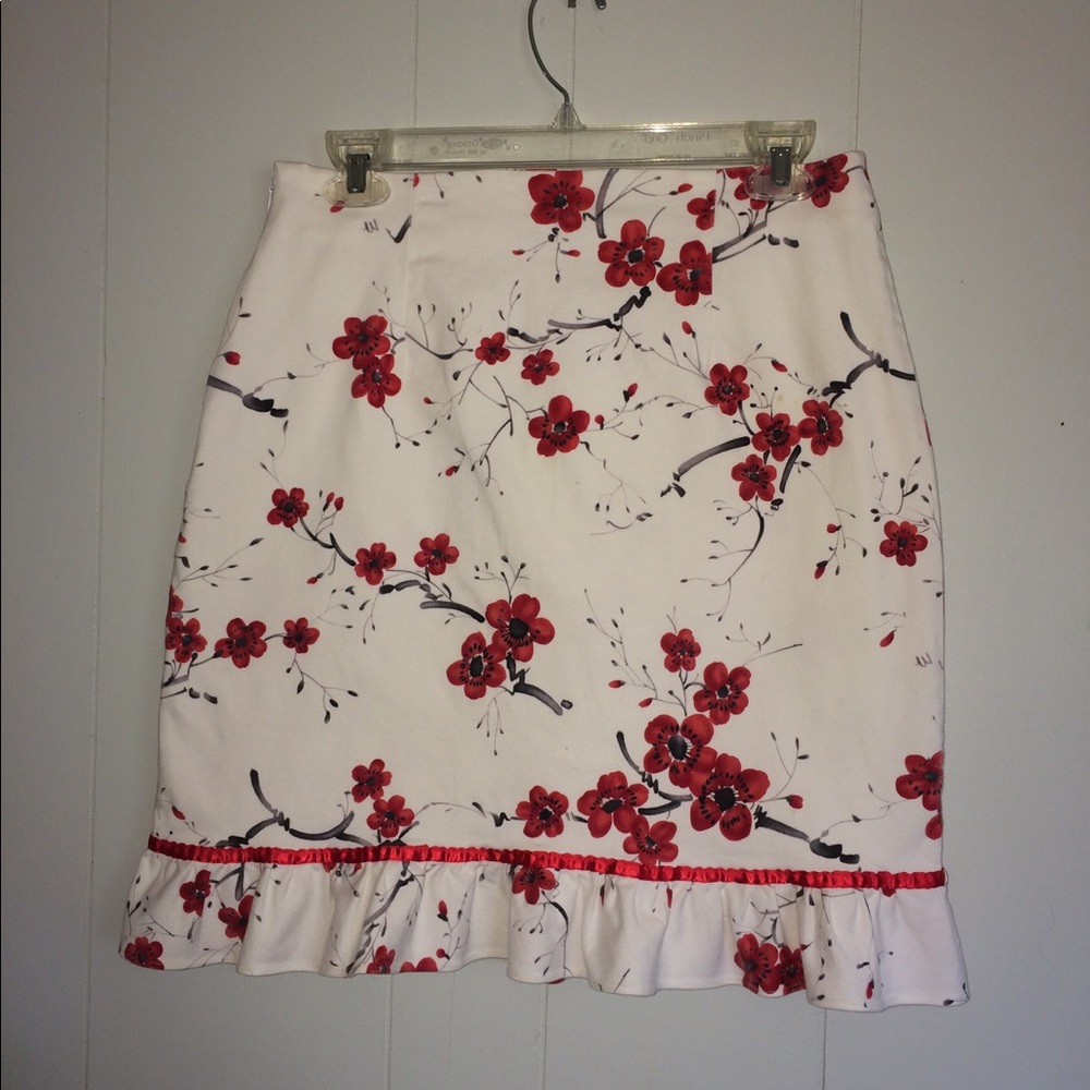 Gorgeous flower print vintage style skirt