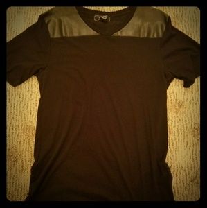 Forever 21 Long Black V-Neck