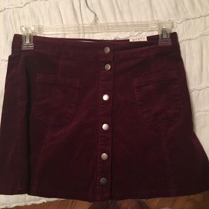 brandy melville corduroy skirt