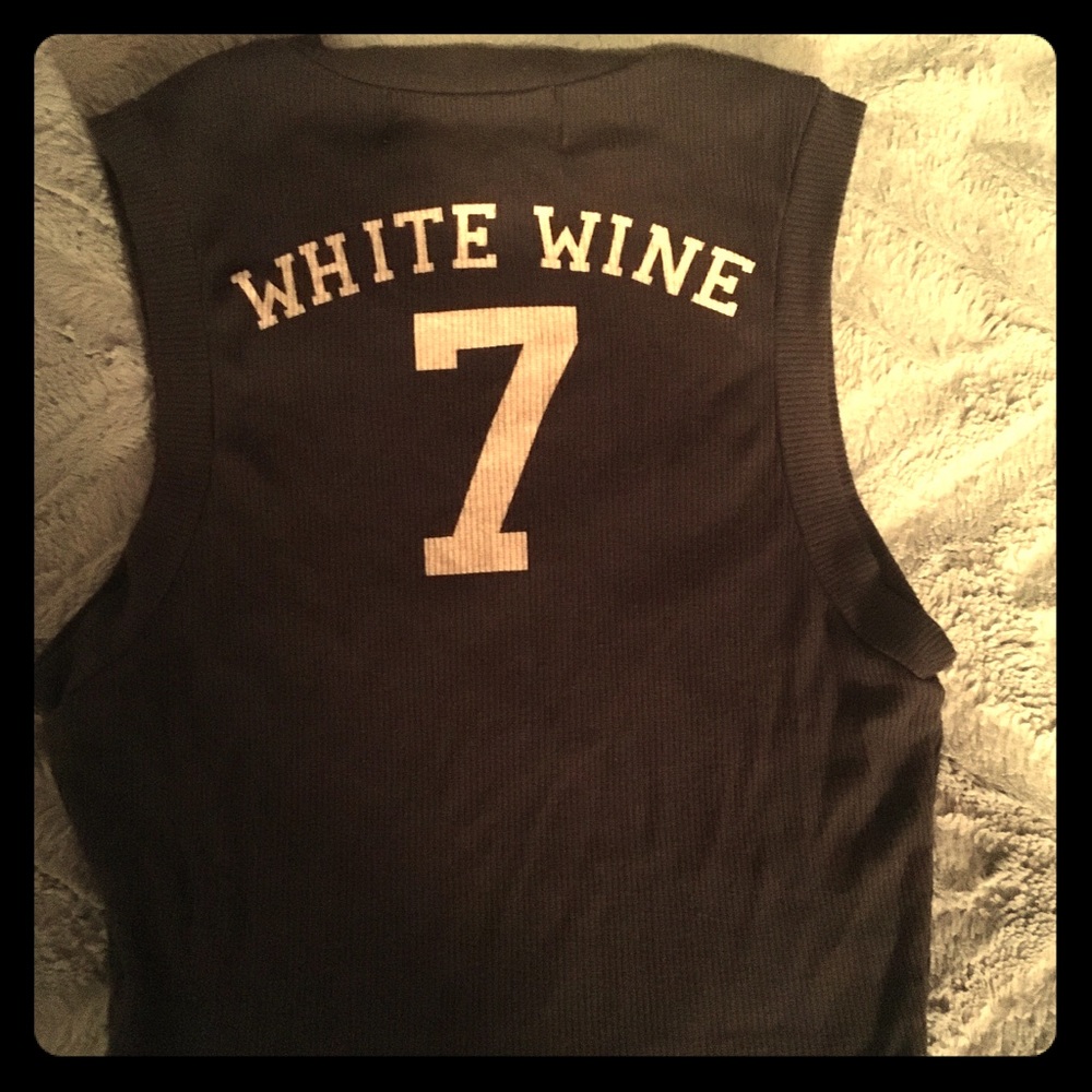 White wine and sunshine crop top