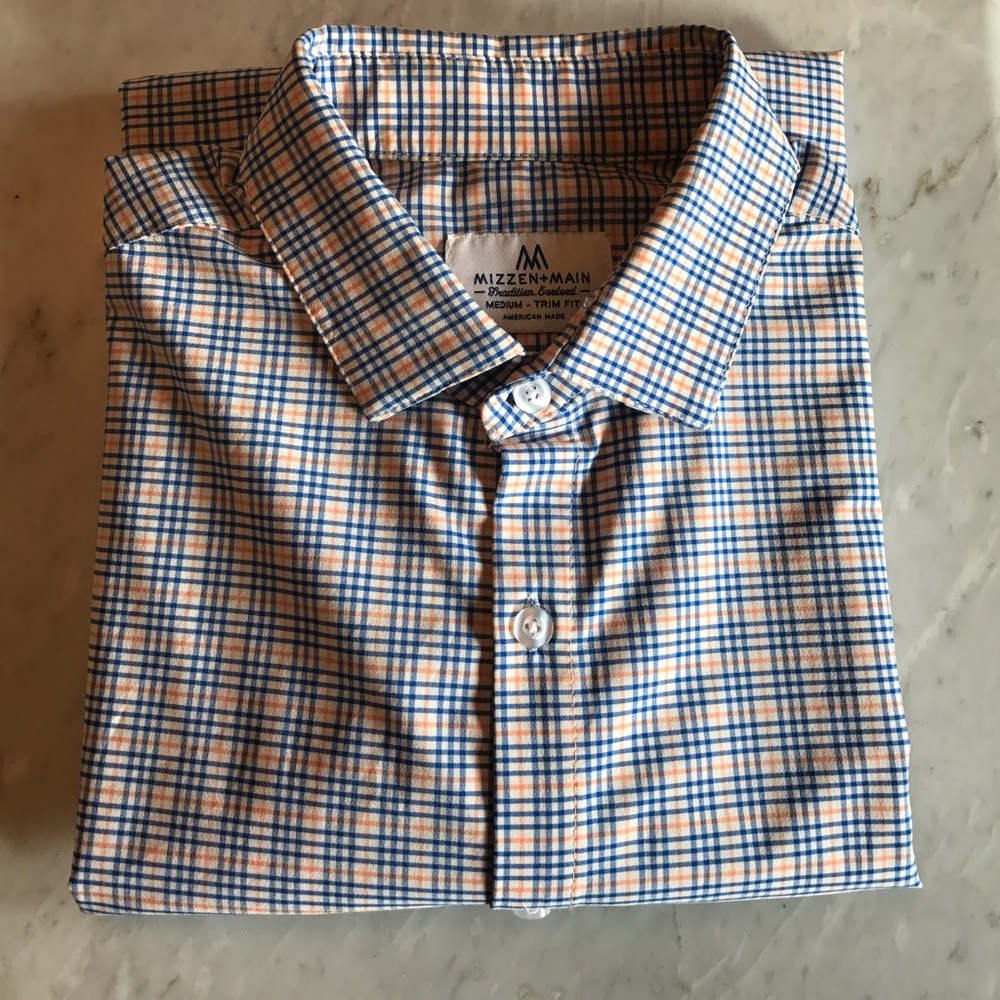 Mizzen + Main Medium Trim Fit Plaid - Picture 5 of 5