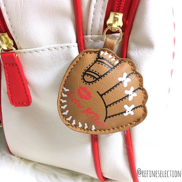 Betsey Johnson Bags Betsey Johnson Baseball Homerun Backpack Poshmark