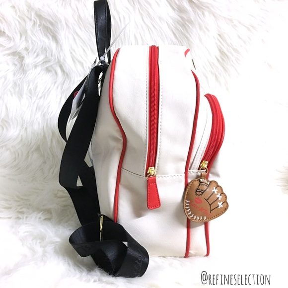 Betsey Johnson Bags Betsey Johnson Baseball Homerun Backpack Poshmark