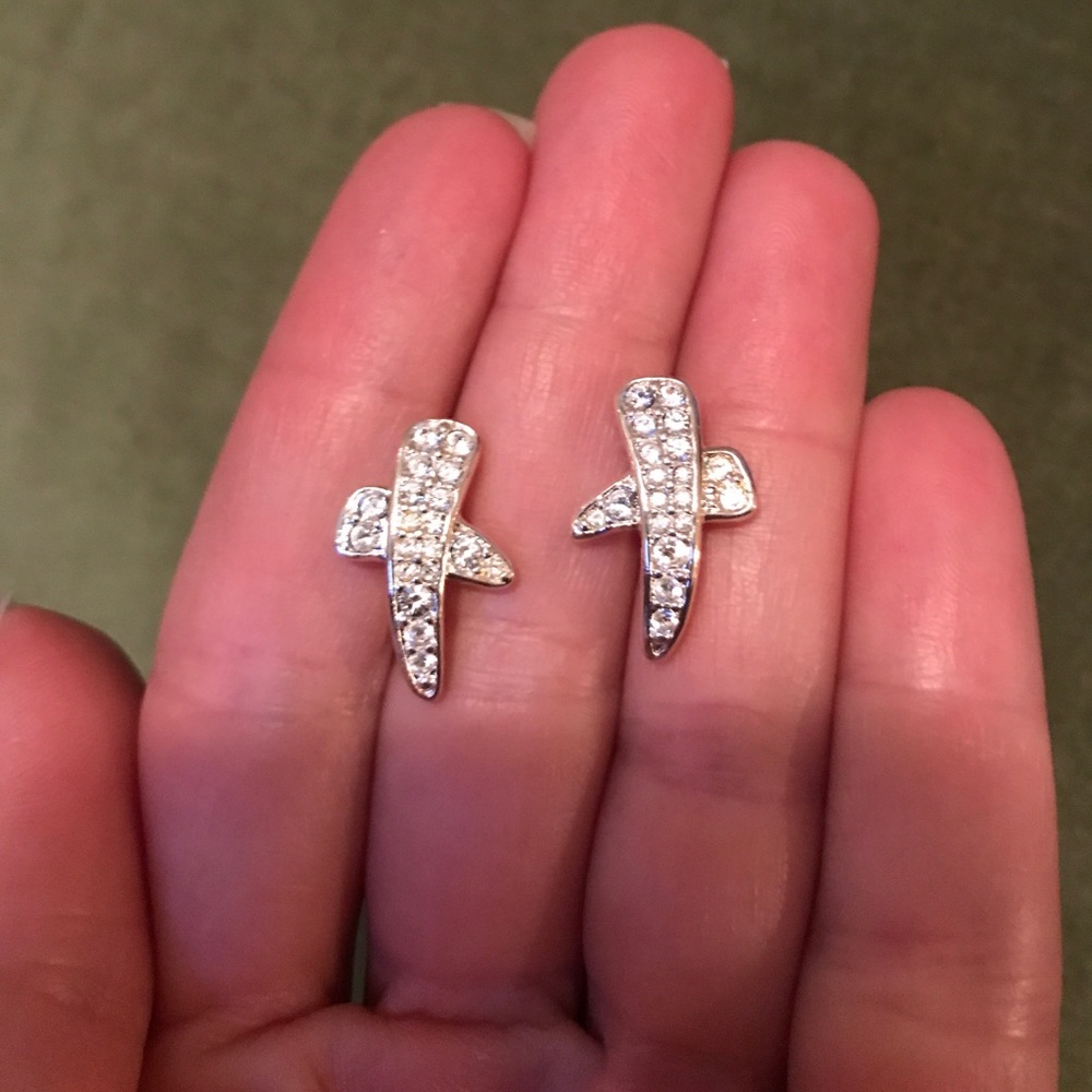 Crystal X Earrings