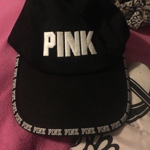 PINK Victoria secret cap ( black )