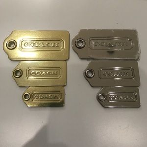Coach METAL tags. Make offer