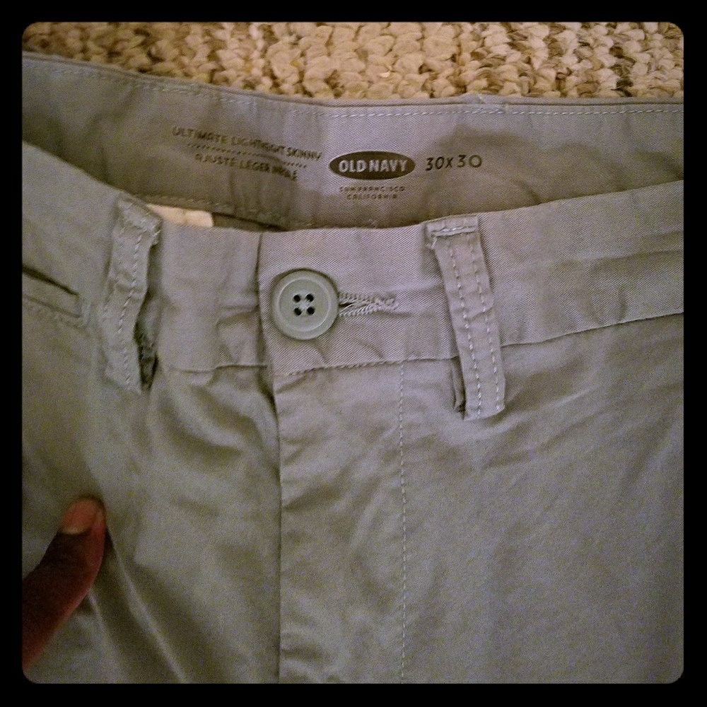 Old Navy Mist Green Chinos