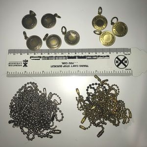 Coach BALL CHAIN and coin pendant. Make offer