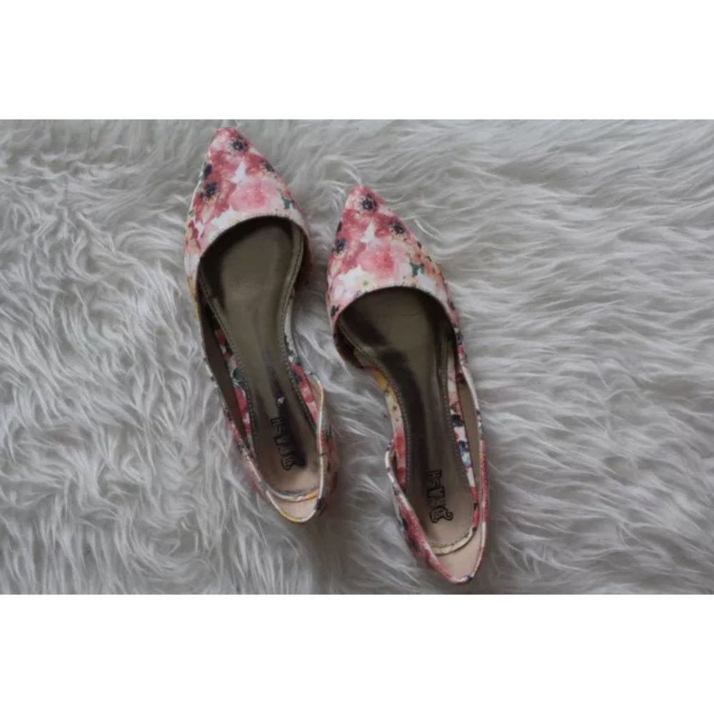 Brash Floral Flats