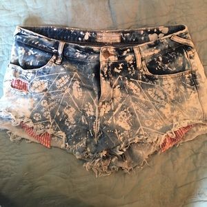 Free people jean shorts