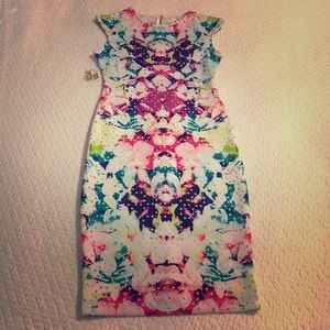 Fun Bisou Bisou Cutout Dress