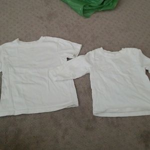 Bundle toddler long and short sleeve shirt