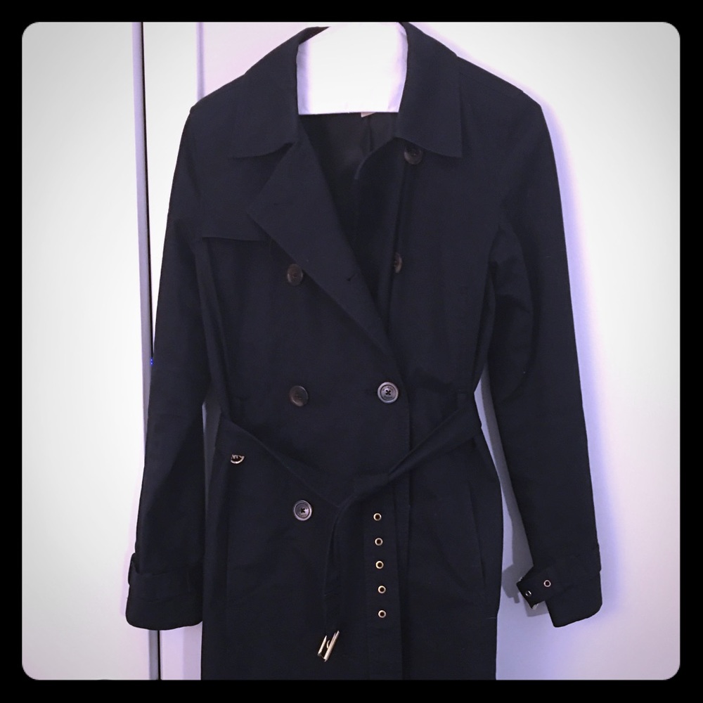 Michael Kors Black Trench Coat