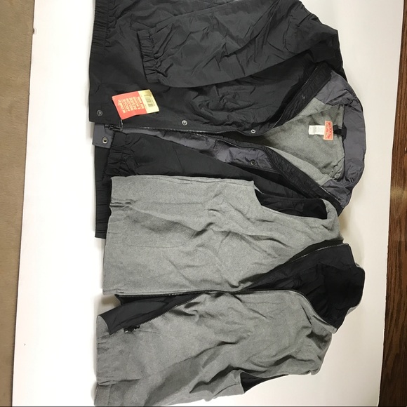 Red Kap Men's Black Jacket with /Zip IN/OUT Vest - Picture 6 of 6