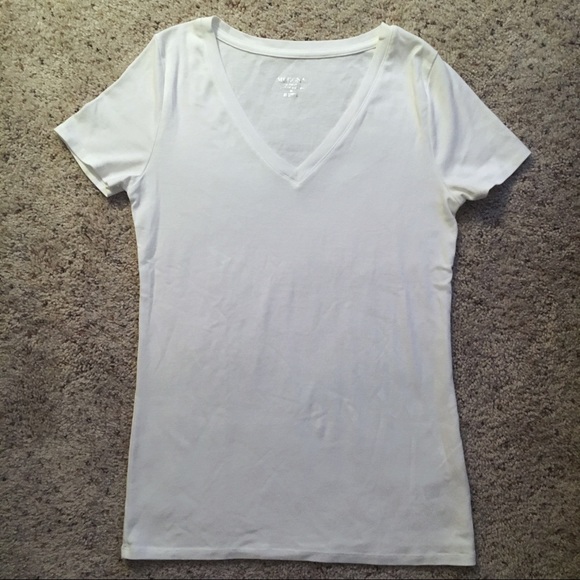 Merona Tops - Merona Ultimate V Neck Tee White Medium