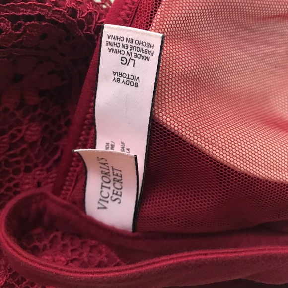 Victoria secret Red lace racerback bra – L - Picture 6 of 7