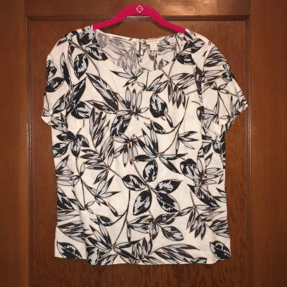Floral Linen/Cotton Top